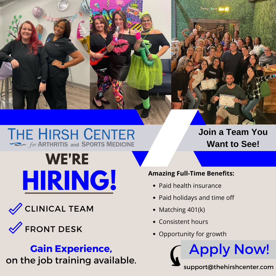 Careers Delray Beach, FL The Hirsh Center